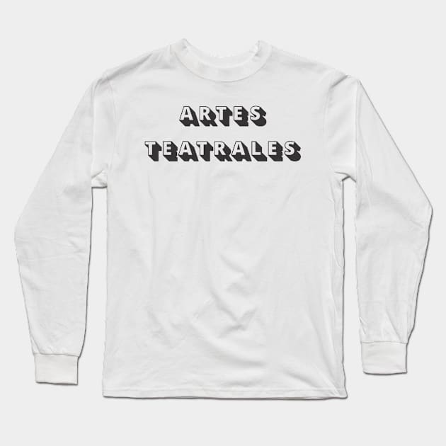 THEATER ARTS Long Sleeve T-Shirt by Adadita